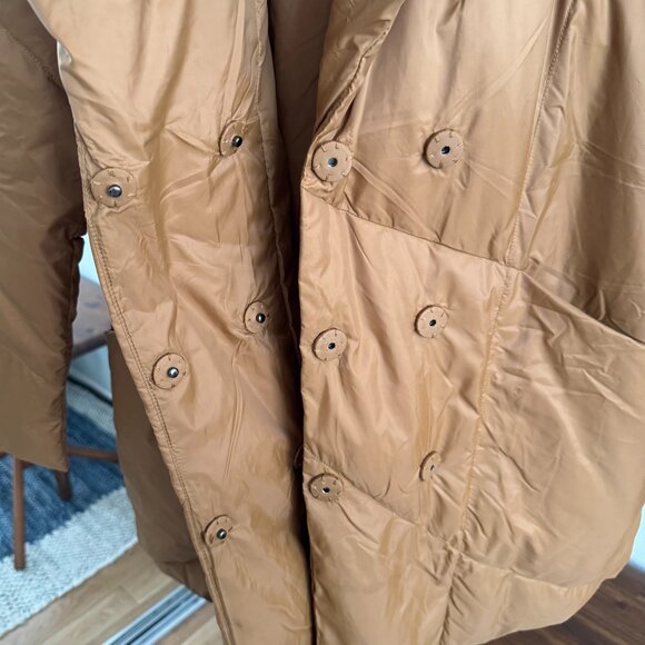 Garnet Hill - Packable Puffer Coat in Tan Brown - Picture 6 of 14